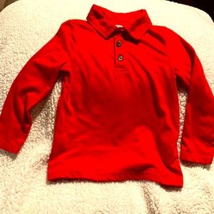 OLD NAVY Boys 3T Long sleeve Polo style shirt. Excellent condition!